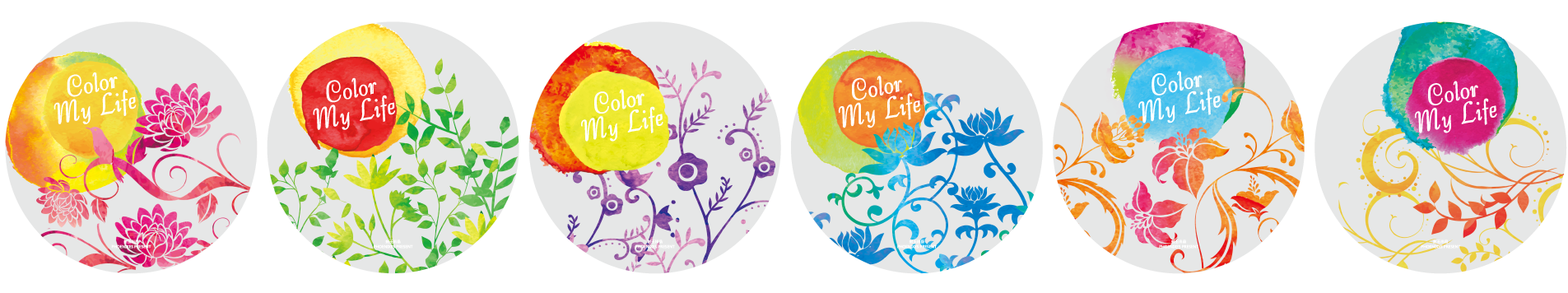 6枚絵ESシーリングフィルム - カラフルシリーズ